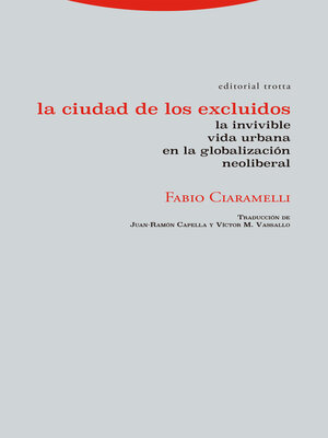 cover image of La ciudad de los excluidos